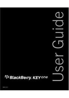 Blackberry KEYone manual. Smartphone Instructions.